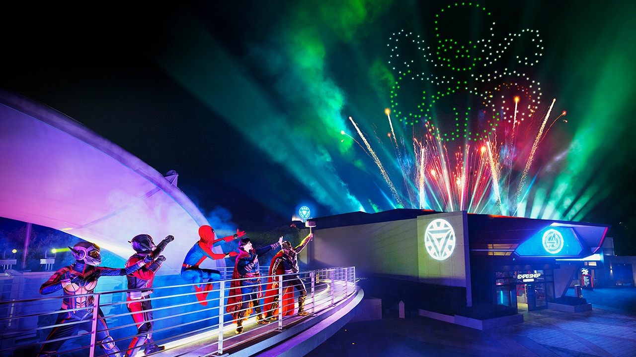 Season of Super Heroes Take Over With New Drone Show at Hong Kong Disneyland