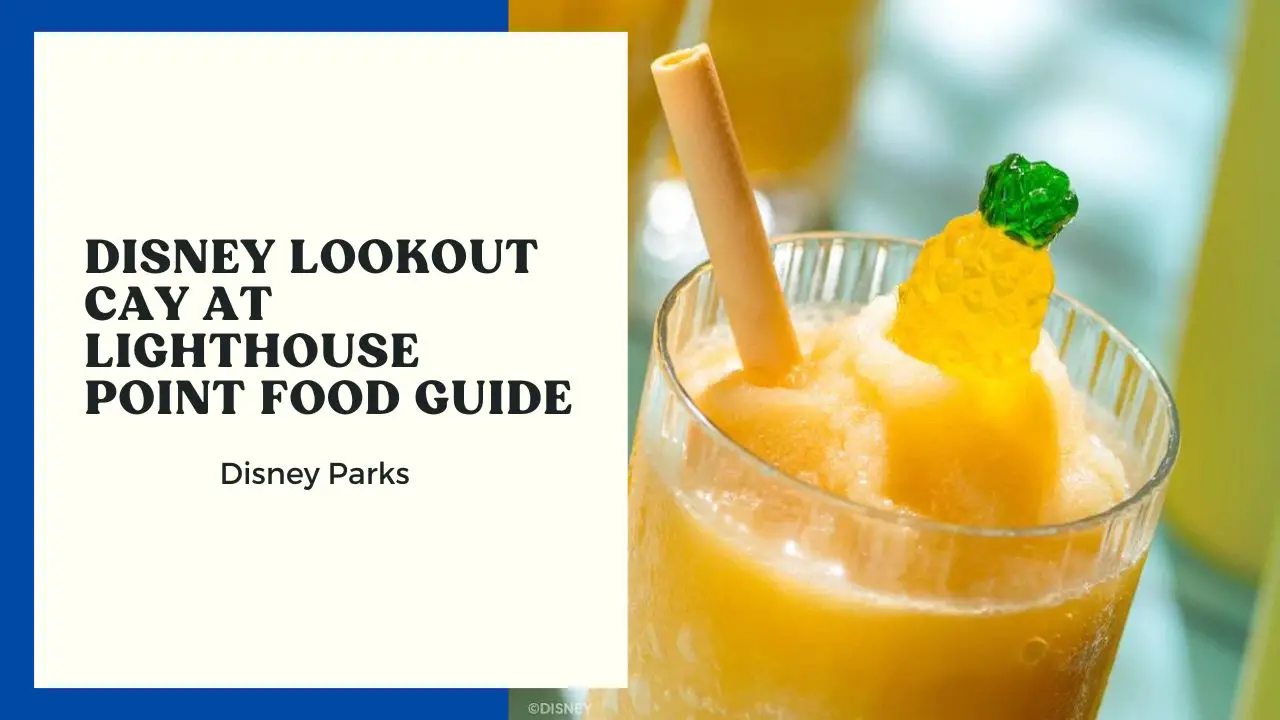 Disney Lookout Cay at Lighthouse Point Food Guide