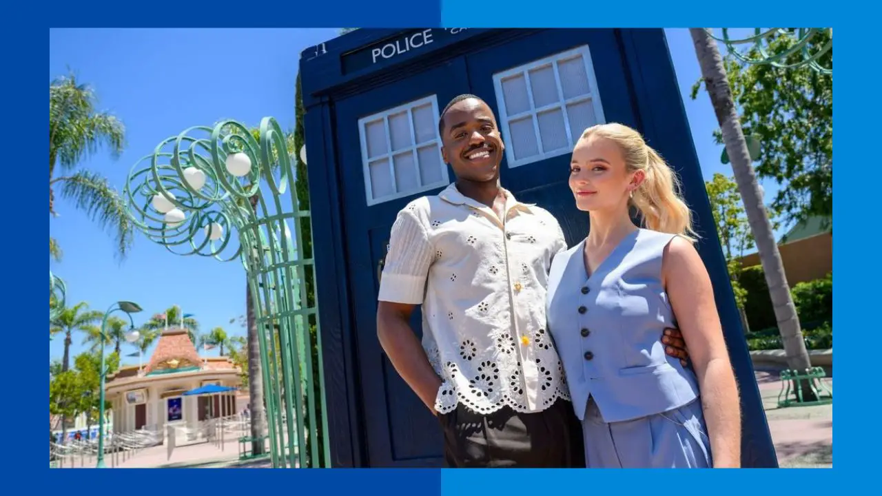 The Doctor and New Companion Visit Disneyland Resort