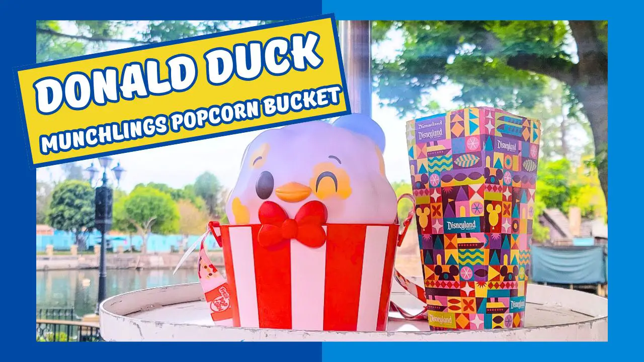 Donald Duck Munchlings Popcorn Bucket Arrives at Disneyland