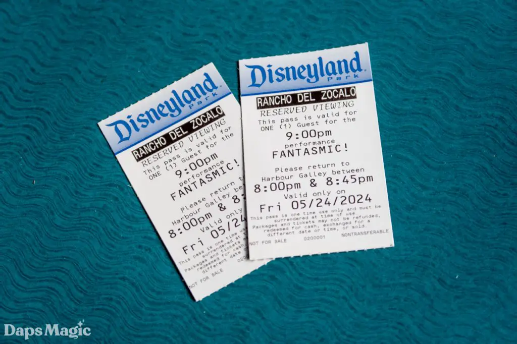 Reserved viewing vouchers for Fantasmic! Dining Package at Rancho del Zocalo Restaurante