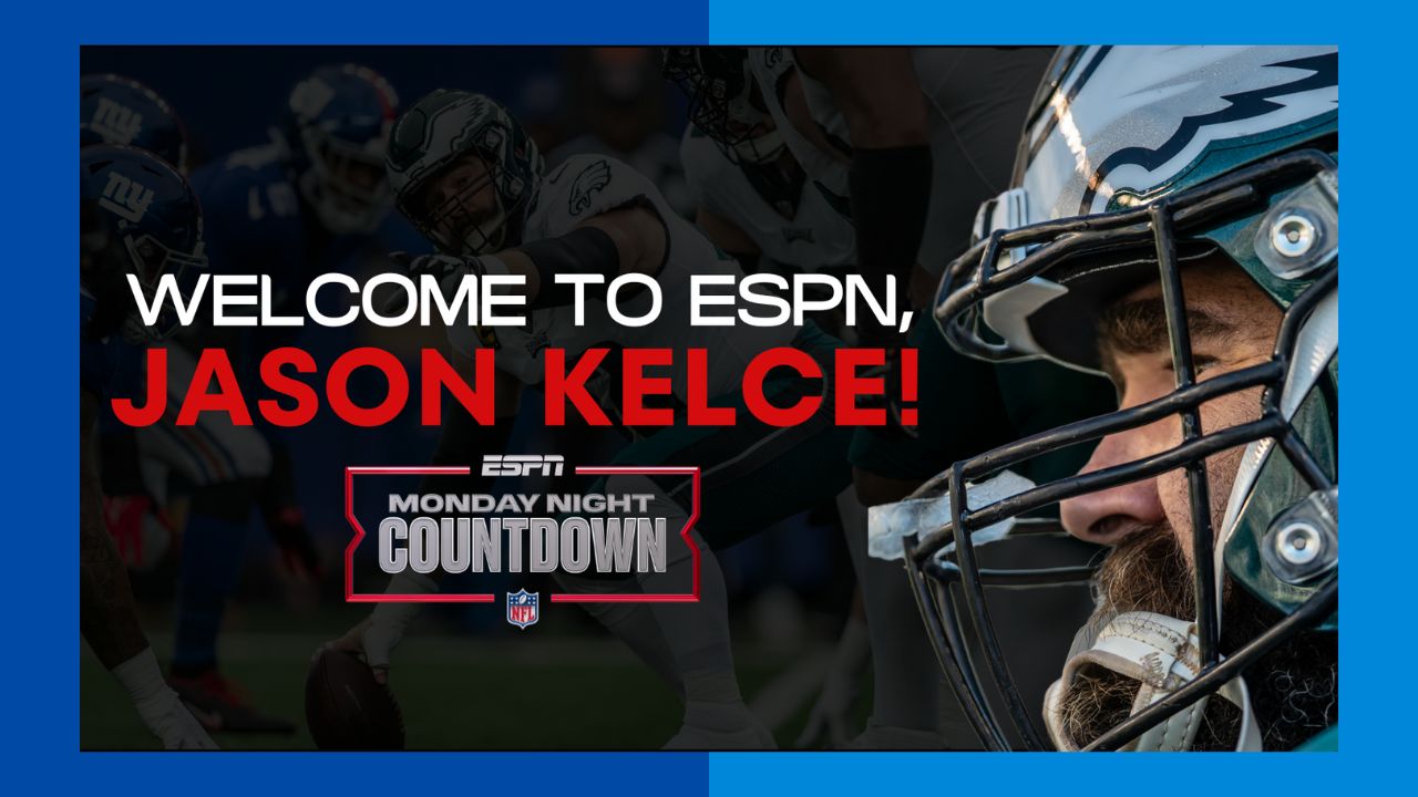Jason Kelce Joins ESPN's Monday Night Countdown