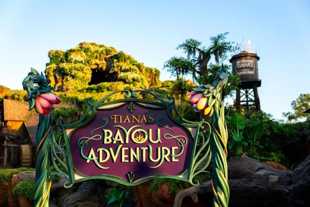 Tiana's Bayou Adventure Sign - Magic Kingdom - Walt Disney World Resort
