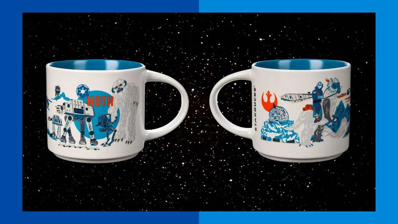 New Starbucks Hoth “Discovery Series” Mug Arrives on Disney Store on Star Wars Day!
