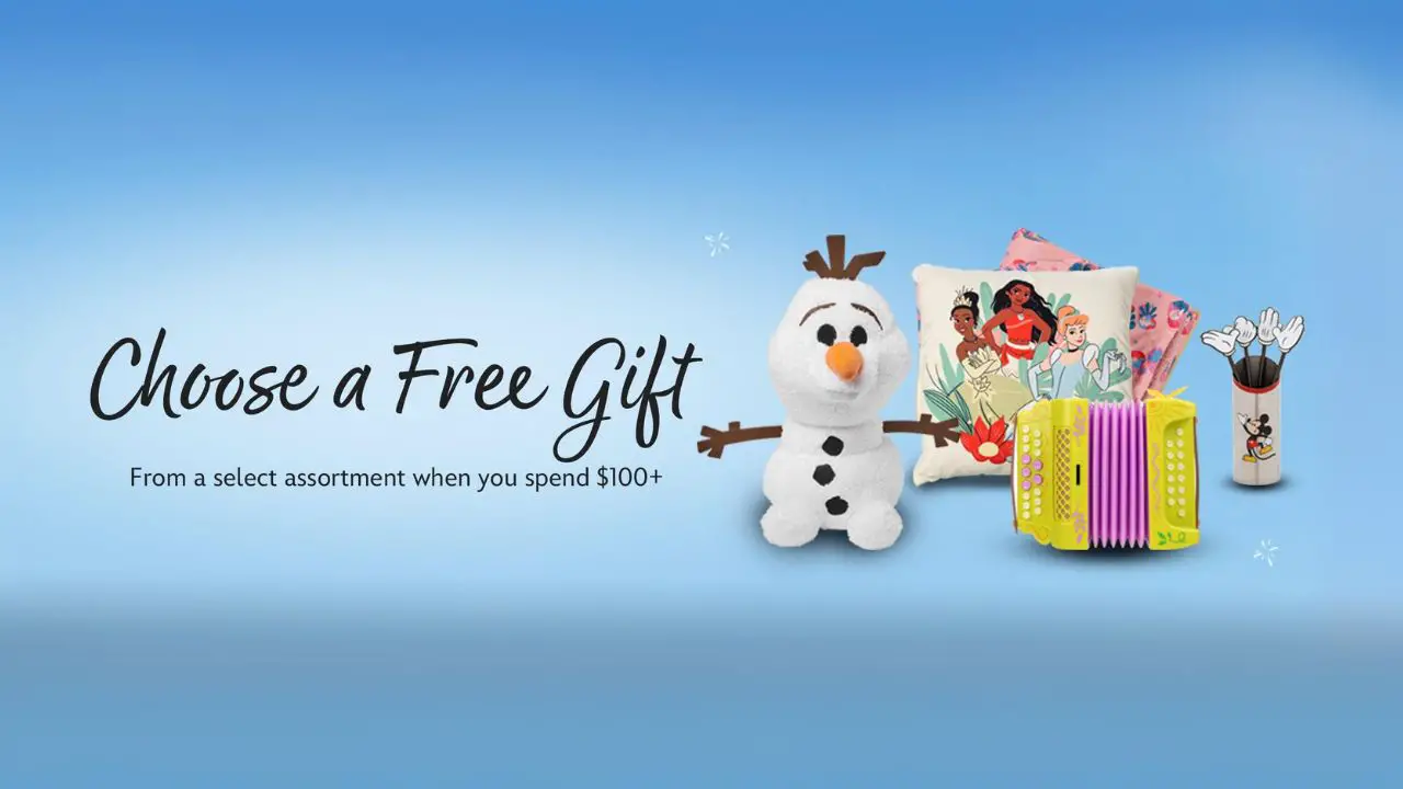 Choose a Free Gift With This Disney Store Offer