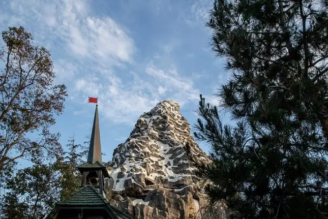 Clock tower of Matterhorn Bobsleds, Disneyland attraction
