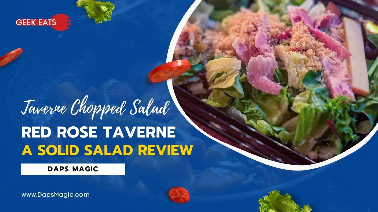 Taverne Chopped Salad From Red Rose Taverne at Disneyland - A Solid Salad Review