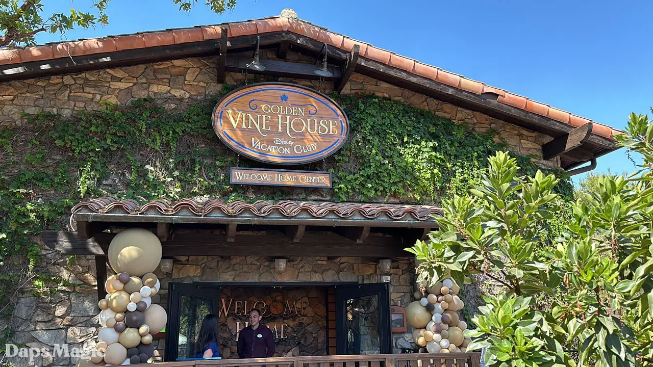Golden Vine House – A Disney Vacation Club Welcome Home Center Disney California Adventure July 2024