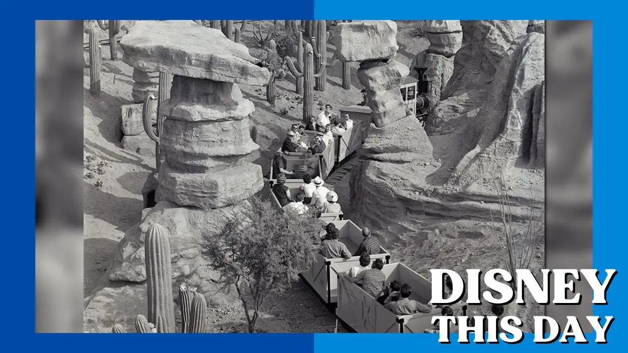 Rainbow Caverns Mine Train | DISNEY THIS DAY | July 2, 1956