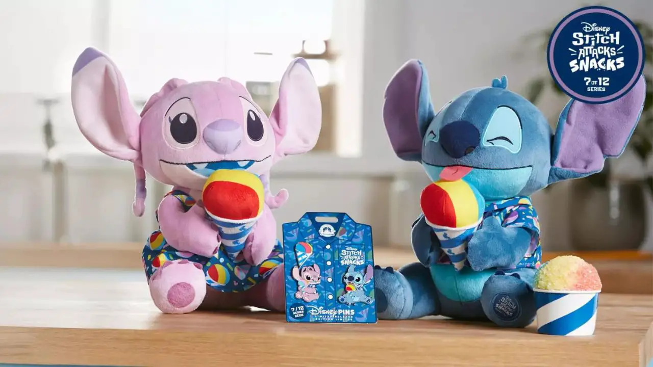 Stitch Attacks Snacks Shaved Ice Collection Arrives on Disney Store