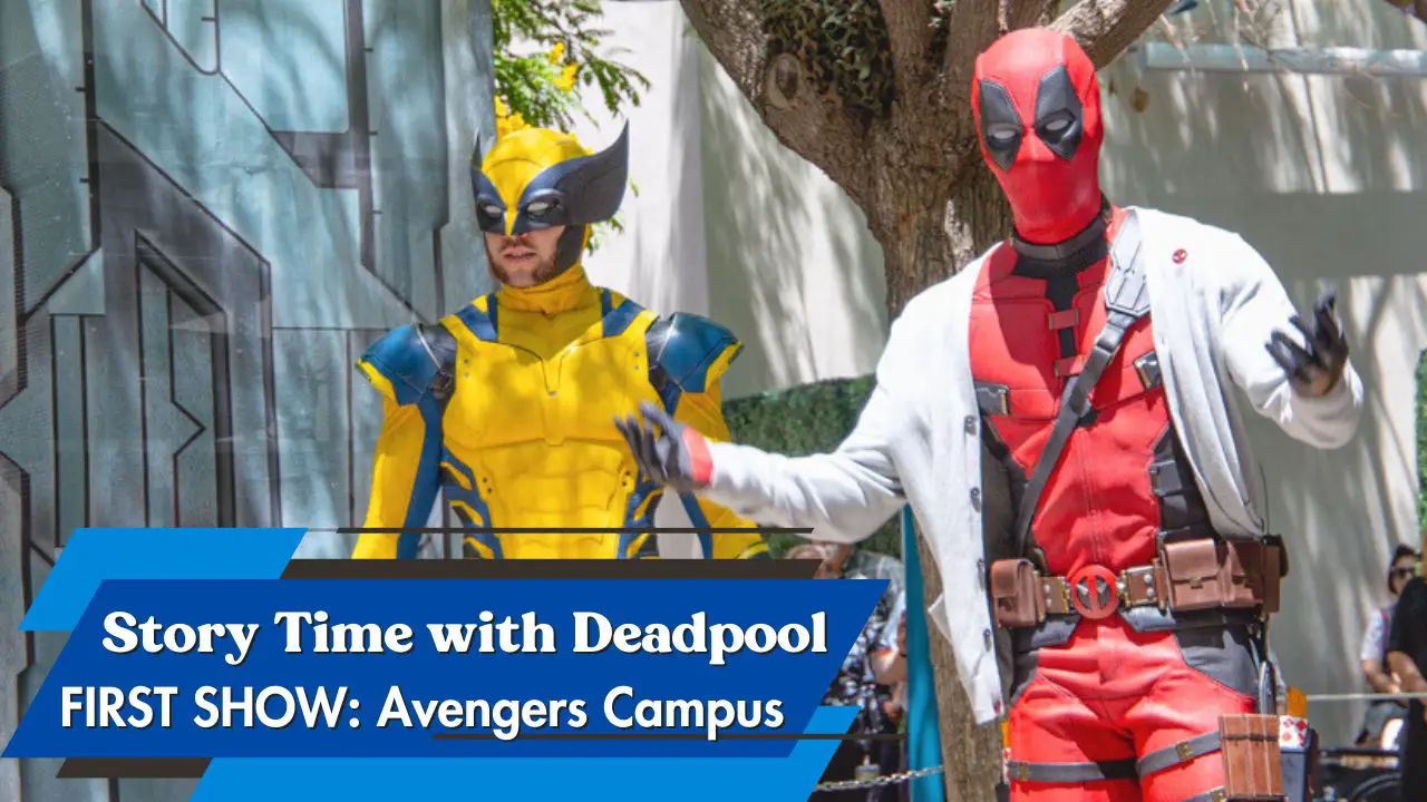 PHOTOS/VIDEO: Deadpool and Wolverine Arrive at Avengers Campus