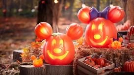 Disney Store Parks Mickey Figure Light Up Pumpkin Halloween 2022 Jack top o Lantern