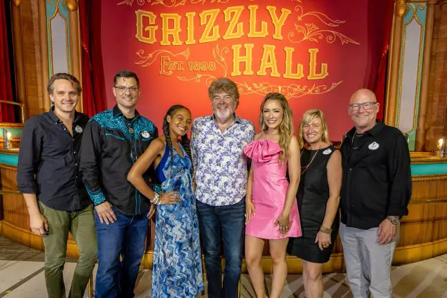 Emily Ann Roberts poses in Grizzly Hall