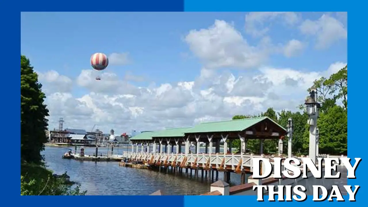 Marketplace Boat Dock and Saratoga Bridge | DISNEY THIS DAY | August 19, 2014