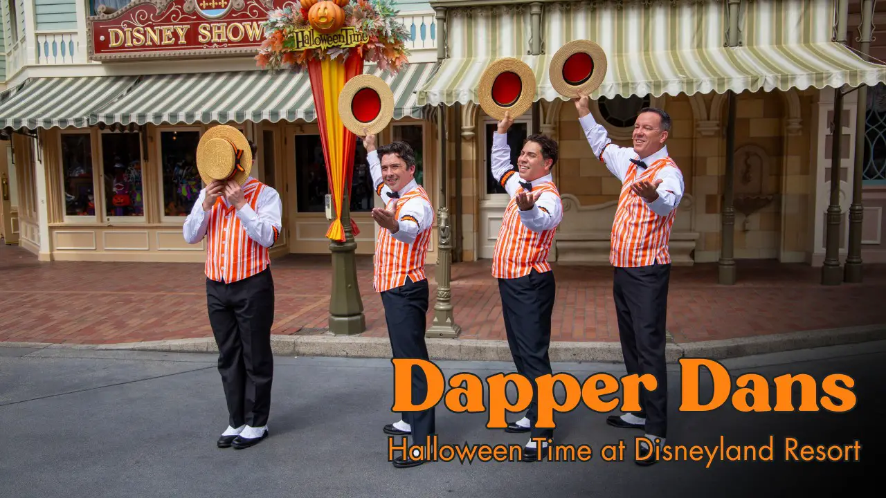 Dapper Dans Bring Classic Spooky Tunes to Life at Disneyland During Halloween Time