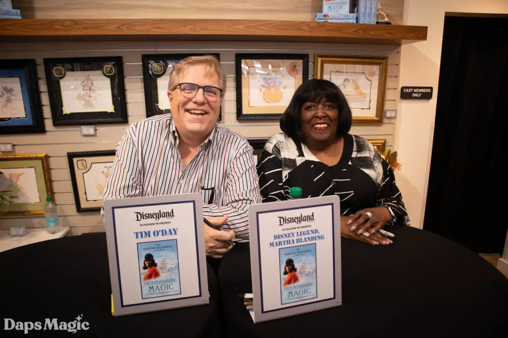 Disney Legend Martha Blanding and Tim ODay Groundbreaking Magic Signing Disneyland Resort