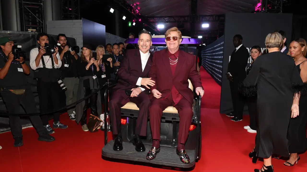 Elton John,  R.J. Cutler and David FurnishElton John Attend World Premiere of ‘Elton John: Never Too Late’