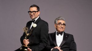 Eugene Levy and Dan Levy Talk Hosting the 76th Emmy® Awards on ABC