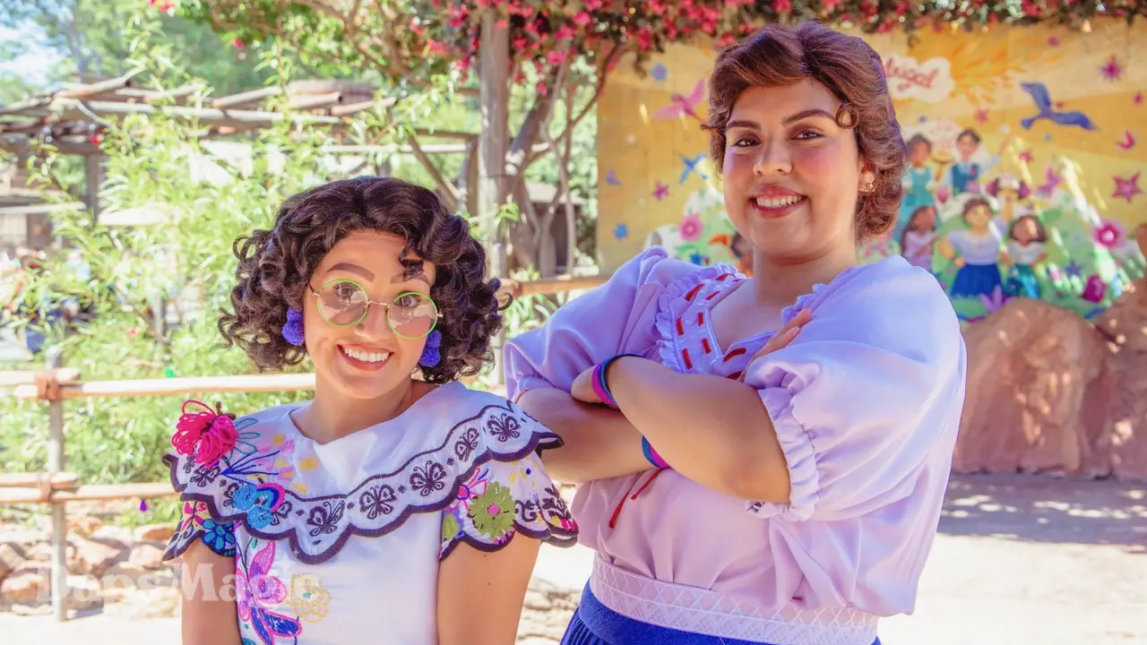 Mirabel and Luisa Madrigal at Disneyland