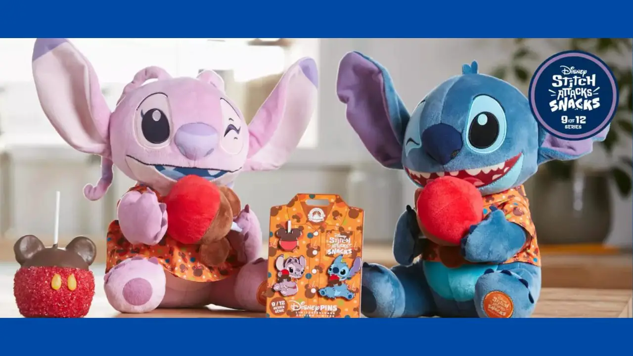 Stitch Attacks Snacks Candy Apple Collection Arrives on Disney Store