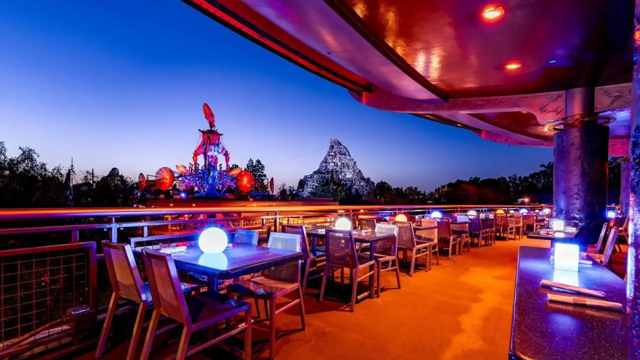 Enjoy Fireworks and Food at the Tomorrowland Skyline Terrace at Disneyland