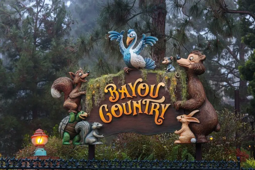 Bayou Country Sign at Disneyland