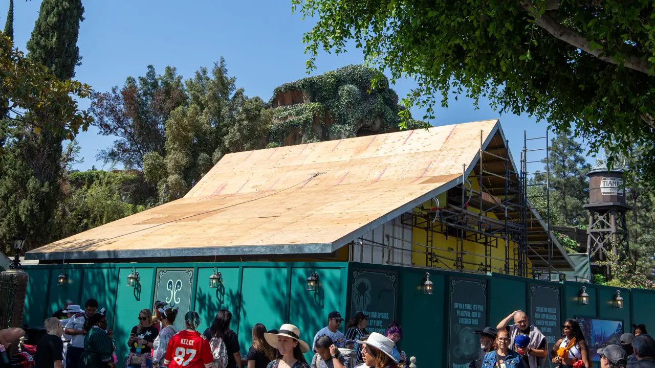 Carriage House Continues to Take Shape at Disneyland Outside Haunted Mansion