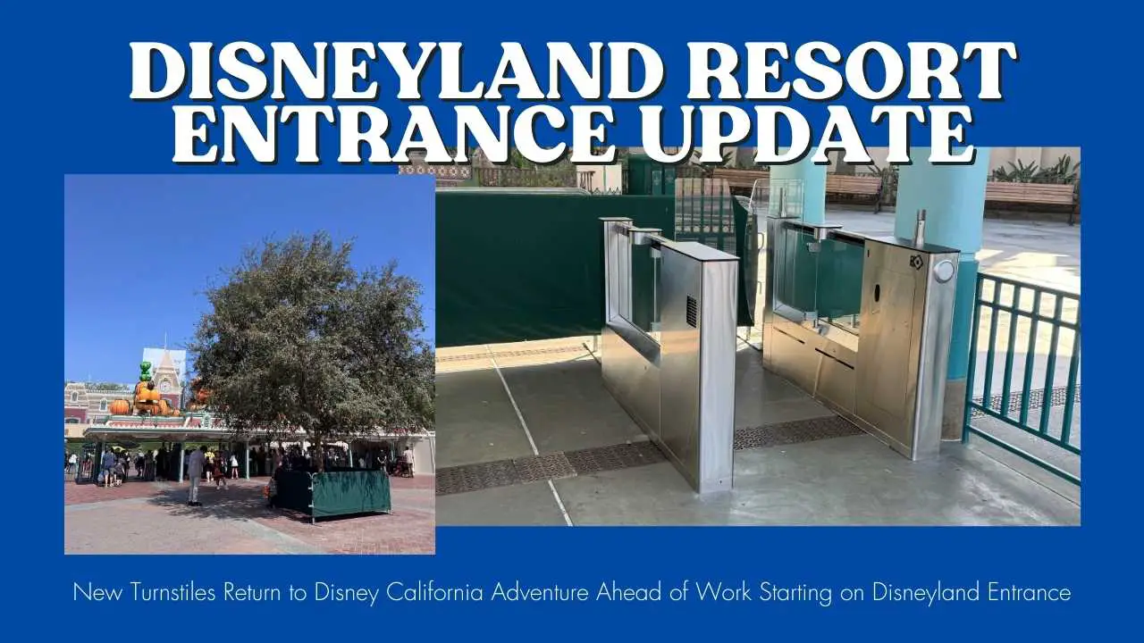 Disneyland Entrance Work