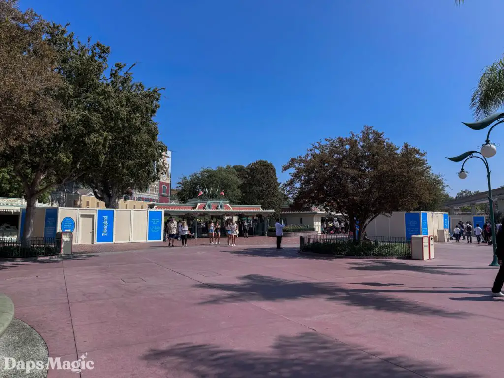 Disneyland Entrance Work September 2024