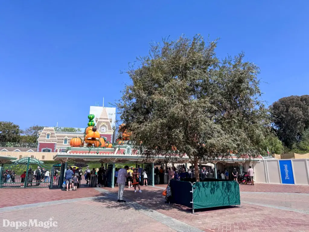 Disneyland Entrance Work September 2024