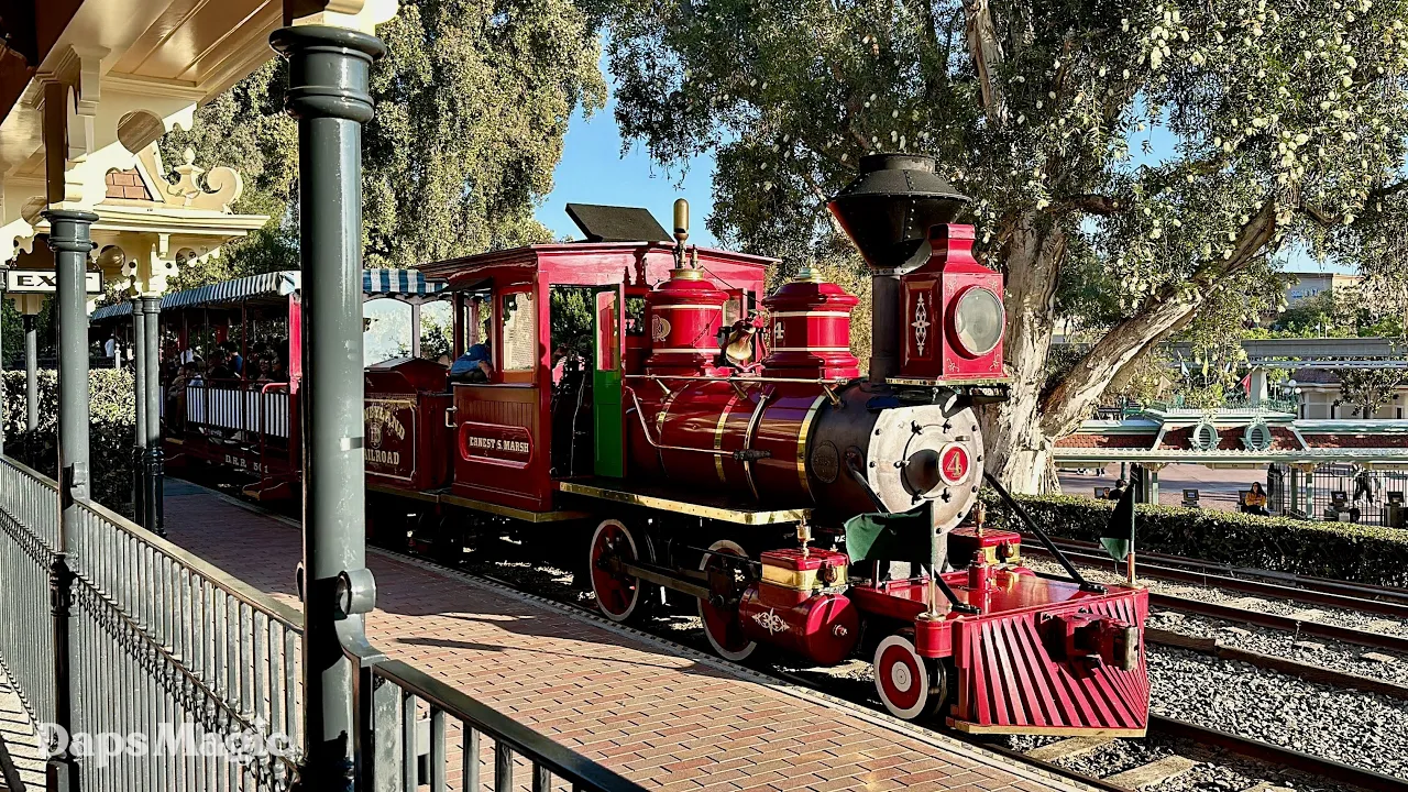 Disneyland Railroad Reopens After Being Refurbished