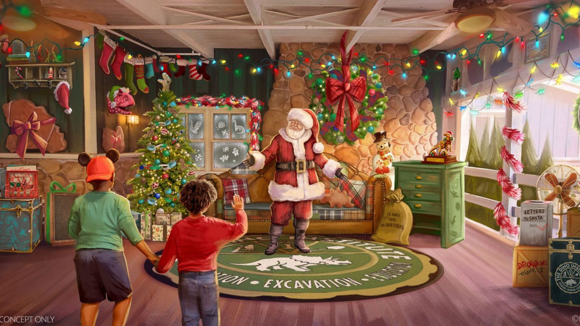 Santa Claus Headed to Dino Institute at Disney’s Animal Kingdom for the Holidays