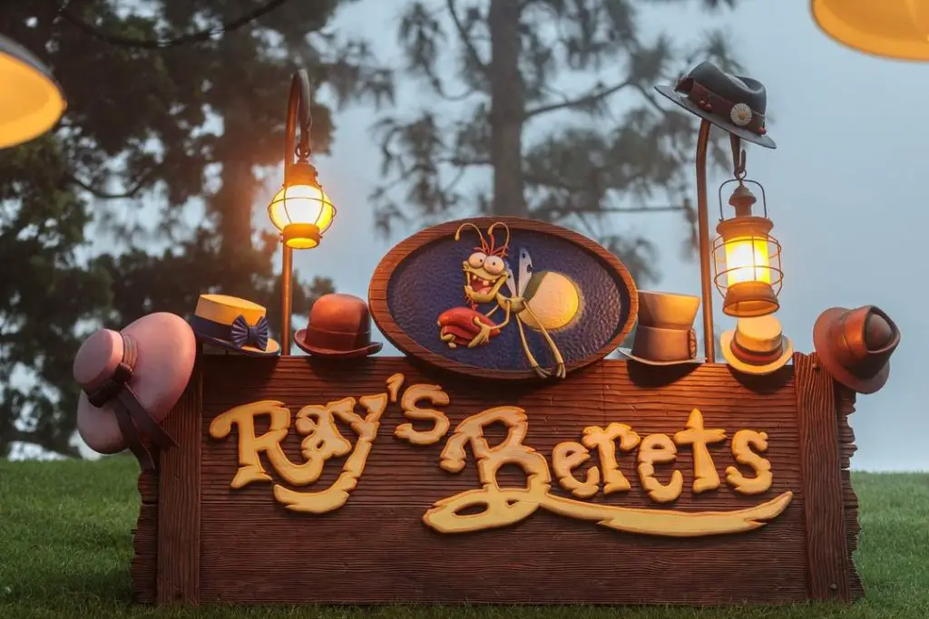 Ray's Berets Sign at Disneyland