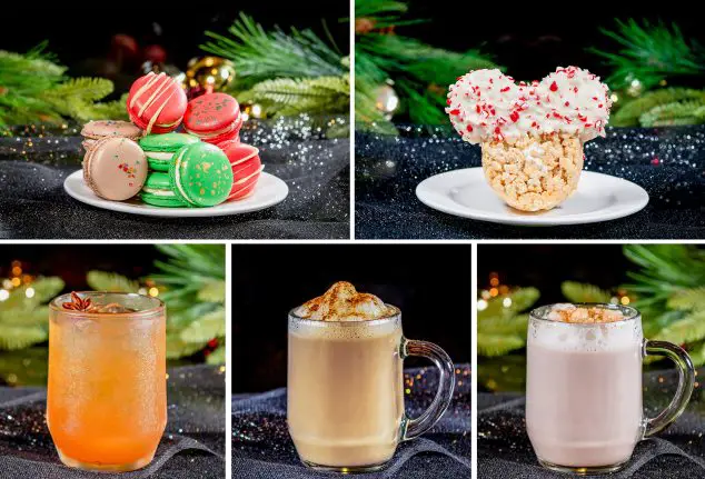 The Coffee House Collage - Disneyland Resort Holiday Food 2024