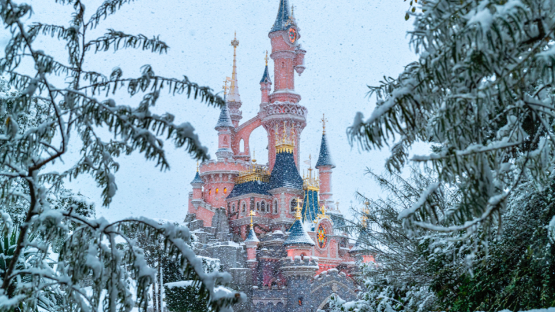 Disneyland Paris Snow