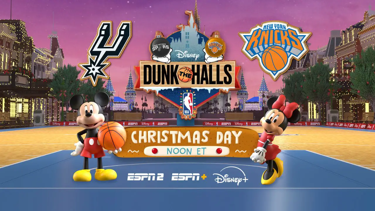 Disney, ESPN, and the NBA Team Up to Present ‘Dunk the Halls’ – the First Real-Time, Animated NBA Game