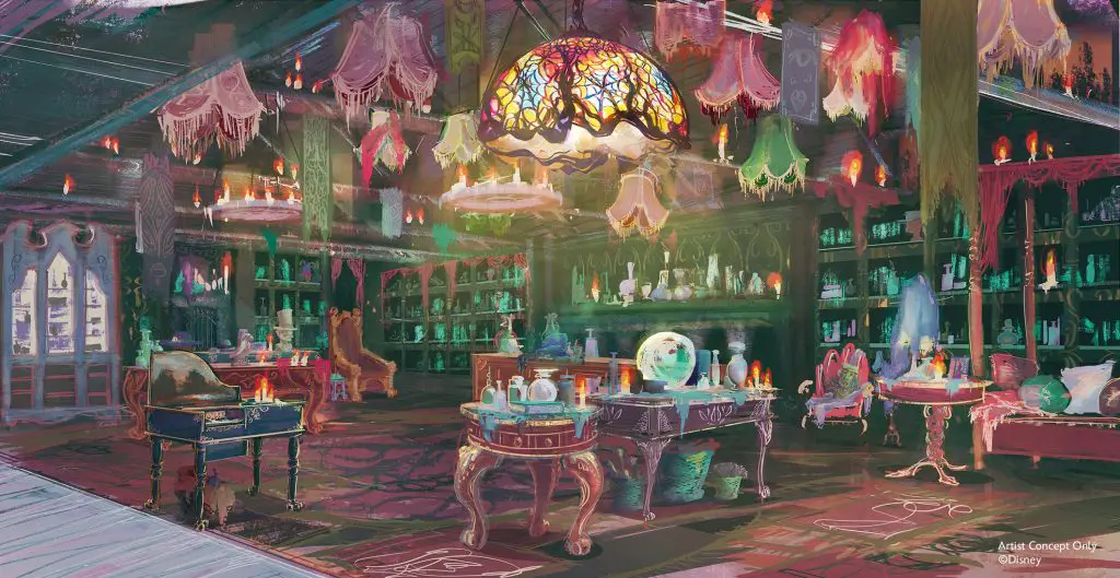 Madame Leota’s Somewhere Beyond Concept Art