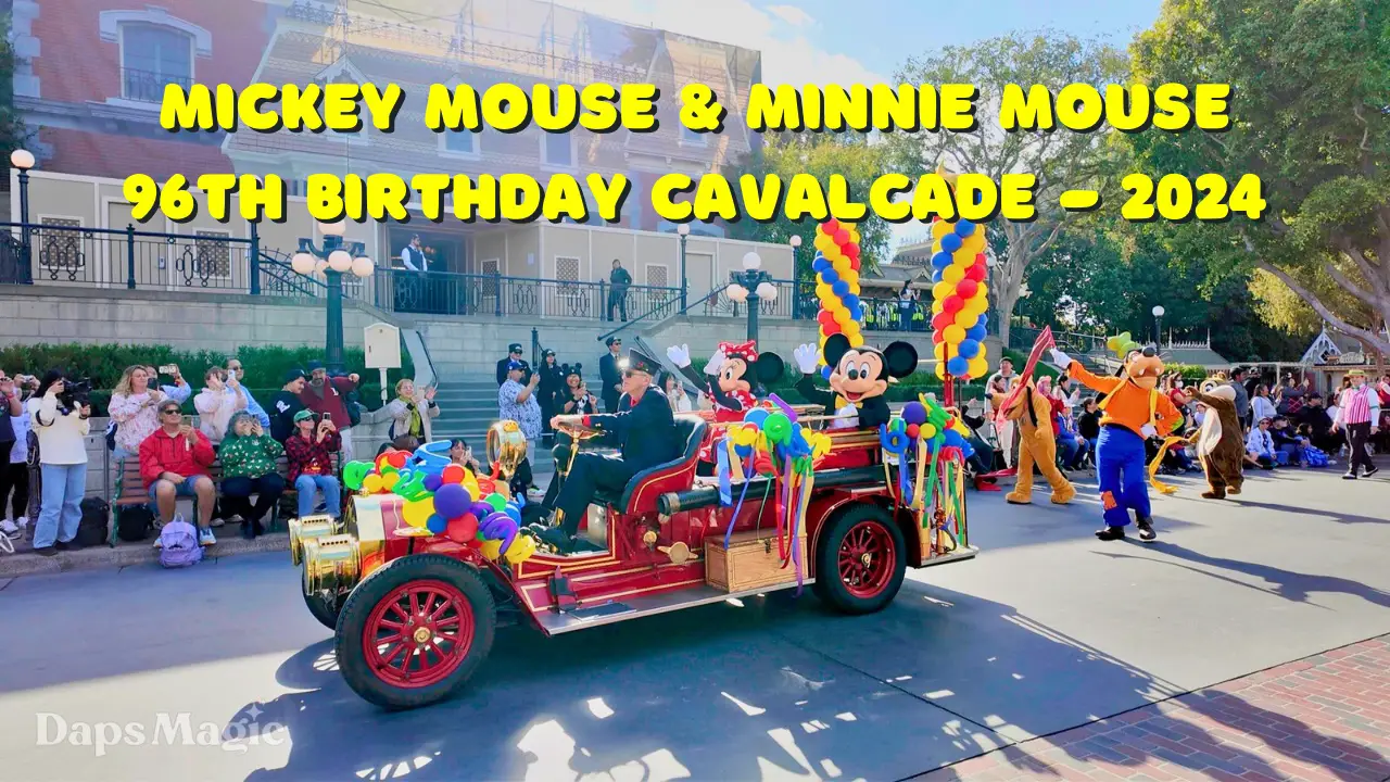 Mickey Mouse and Minnie Mouse 96th Birthday Cavalcade