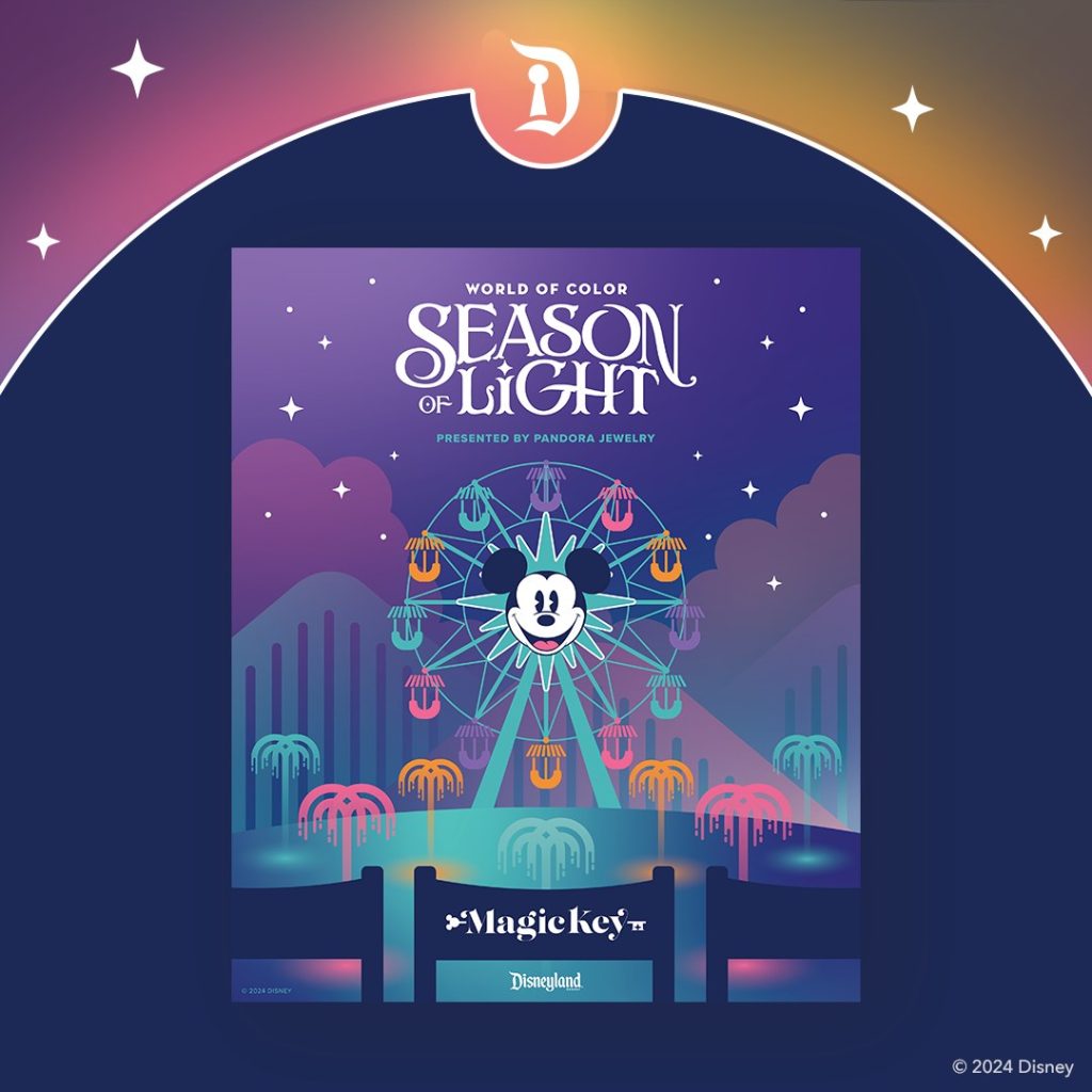 World of Color - Season of Light - Magic Key Exclusive Poster