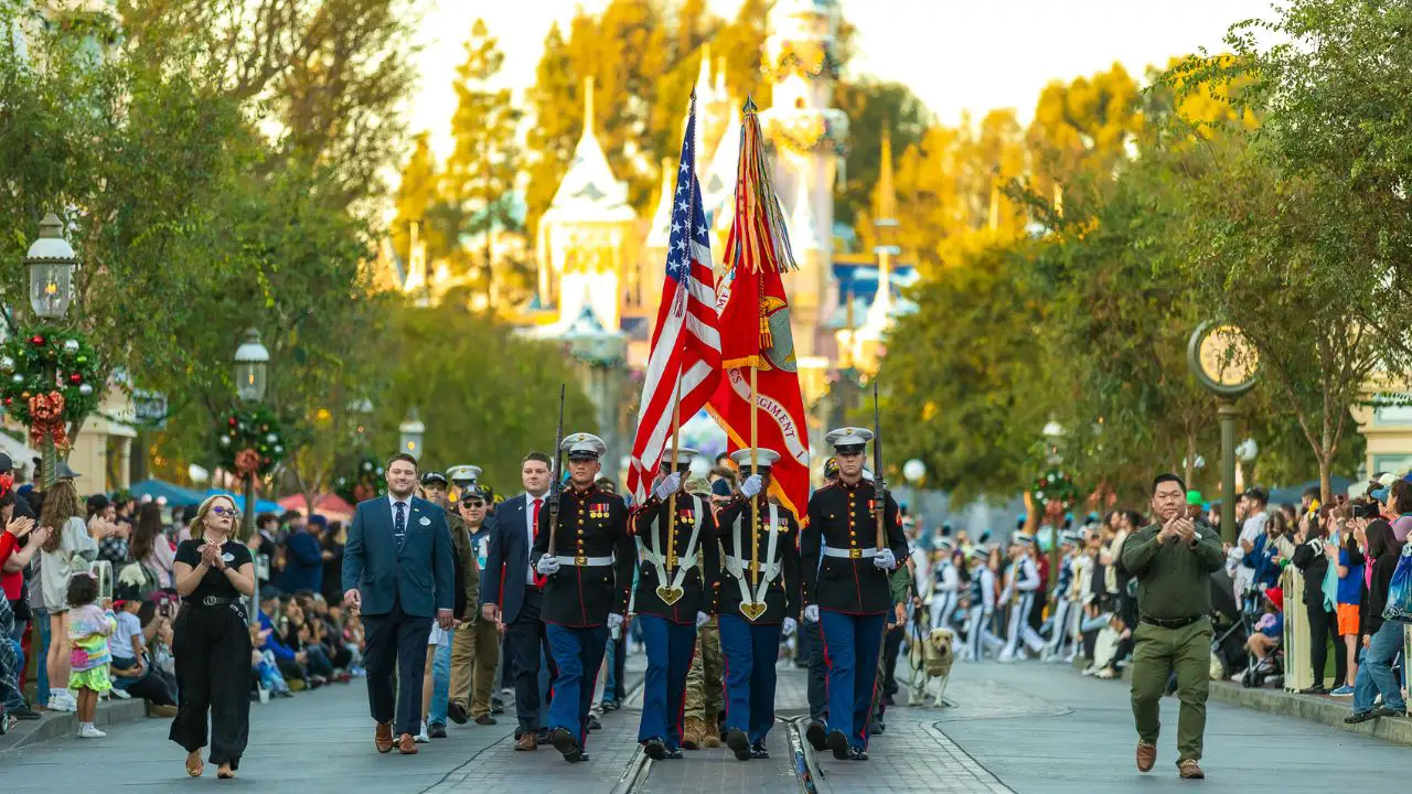 Disneyland Resort Honors Veterans During Special Patriotic Flag Retreat