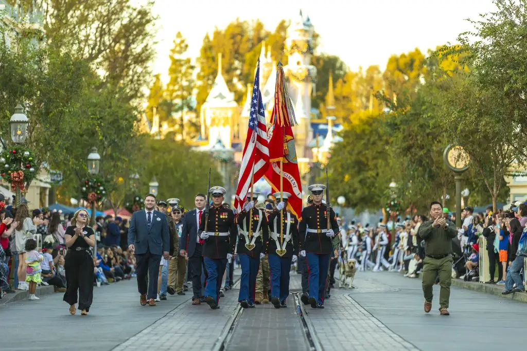 Veterans Day Patriotic Flag Retreat