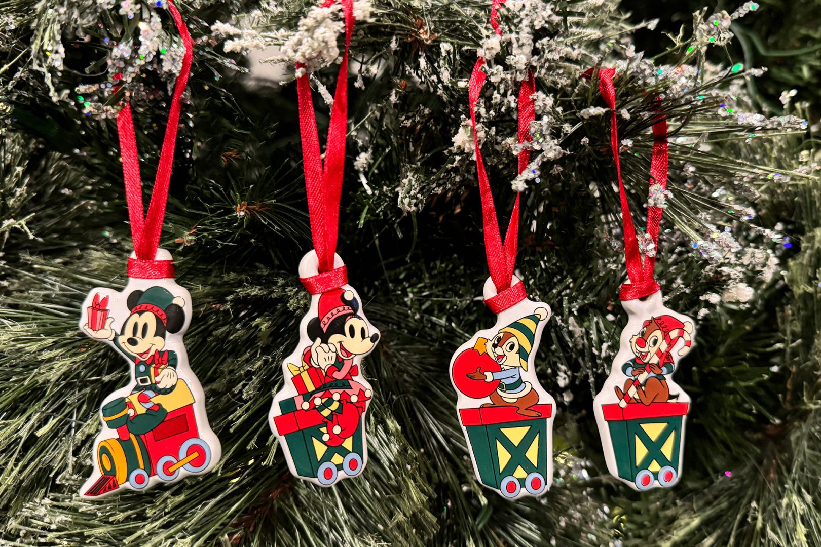 Ornaments at Chip and Dale’s Ornament Trail