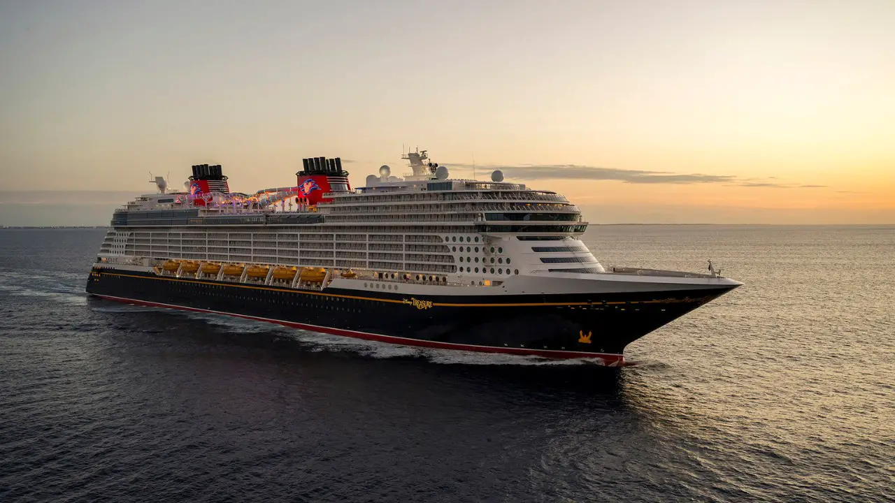 Disney Treasure To Begin Maiden Voyage Today