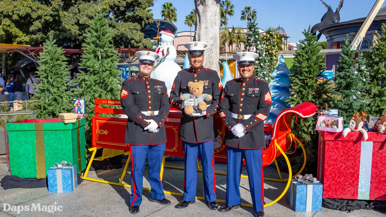 Disney Cast Members, Marines, and Guests Join Mickey Mouse to Make a Difference with Disney Ultimate Toy Drive