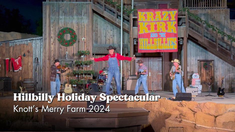 Celebrate the holidays with incredible music and comedy with Krazy Kirk and the Hillbillies and their Hillbilly Holiday Spectacular.