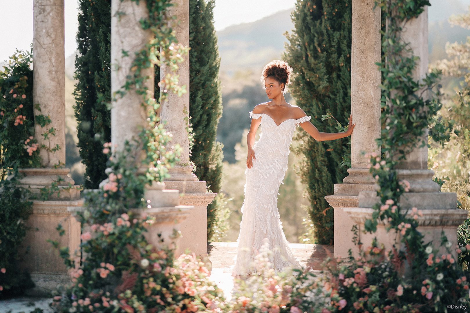 Tiana wedding gown, Disney’s Fairy Tale Weddings & Honeymoons