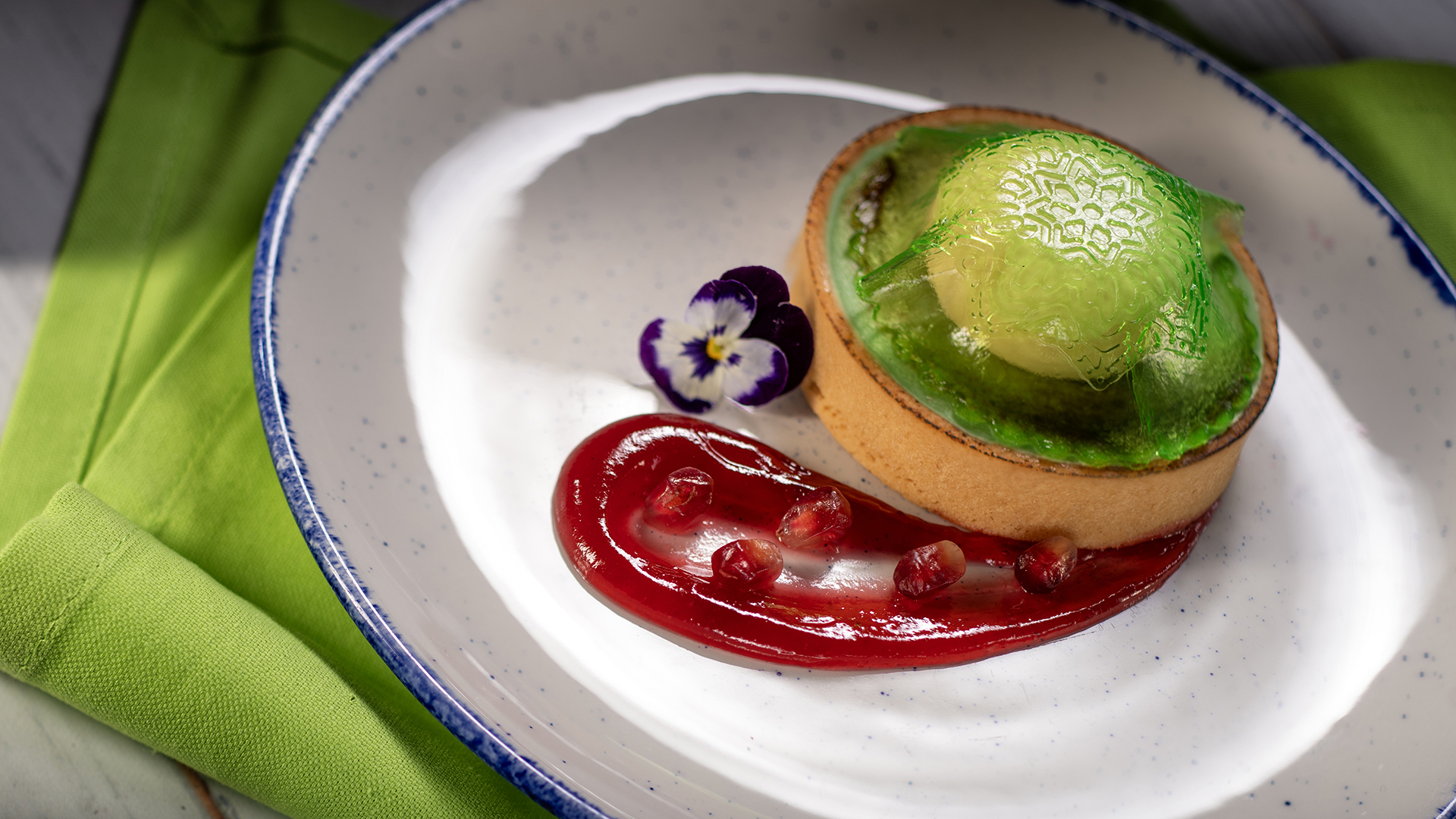 Avocado-Coconut Custard Tart, EPCOT International Festival of the Arts