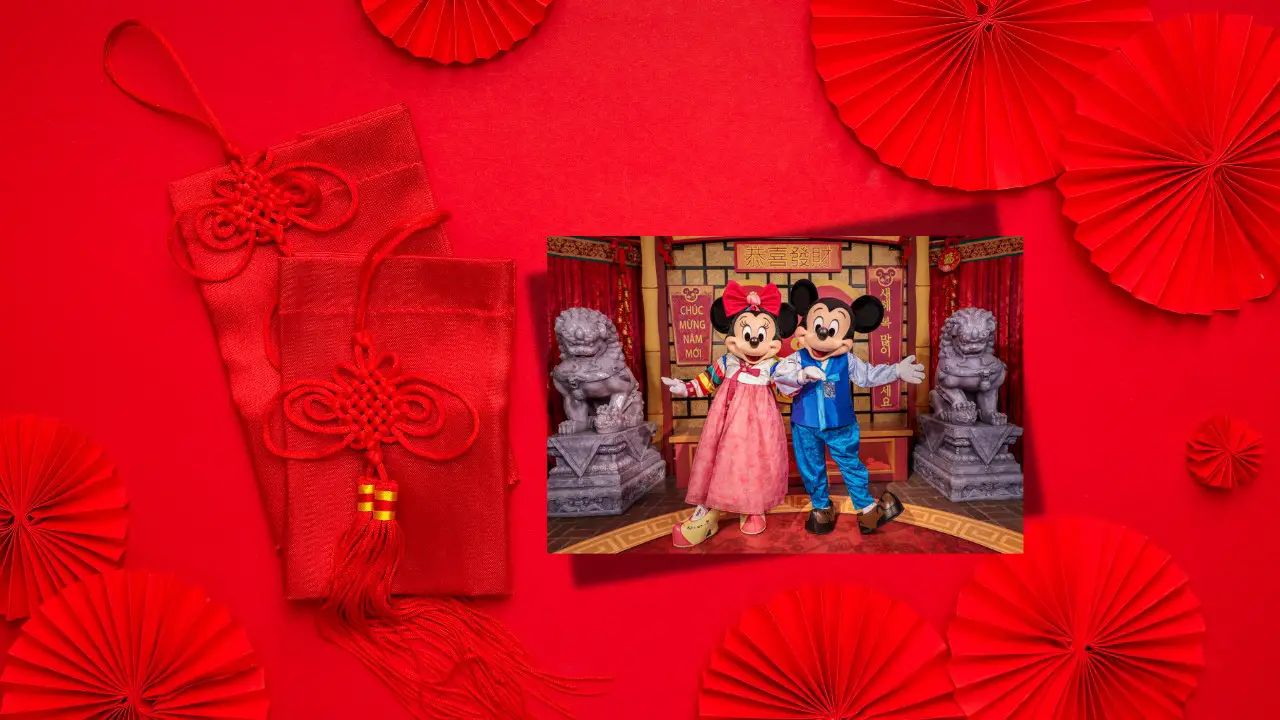 Mickey Mouse and Minnie Mouse Debut New Outfits as Lunar New Year Begins at Disneyland Resort