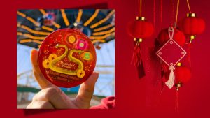 Celebrate The Year of the Snake with Special Button for Disneyland Magic Key Holders