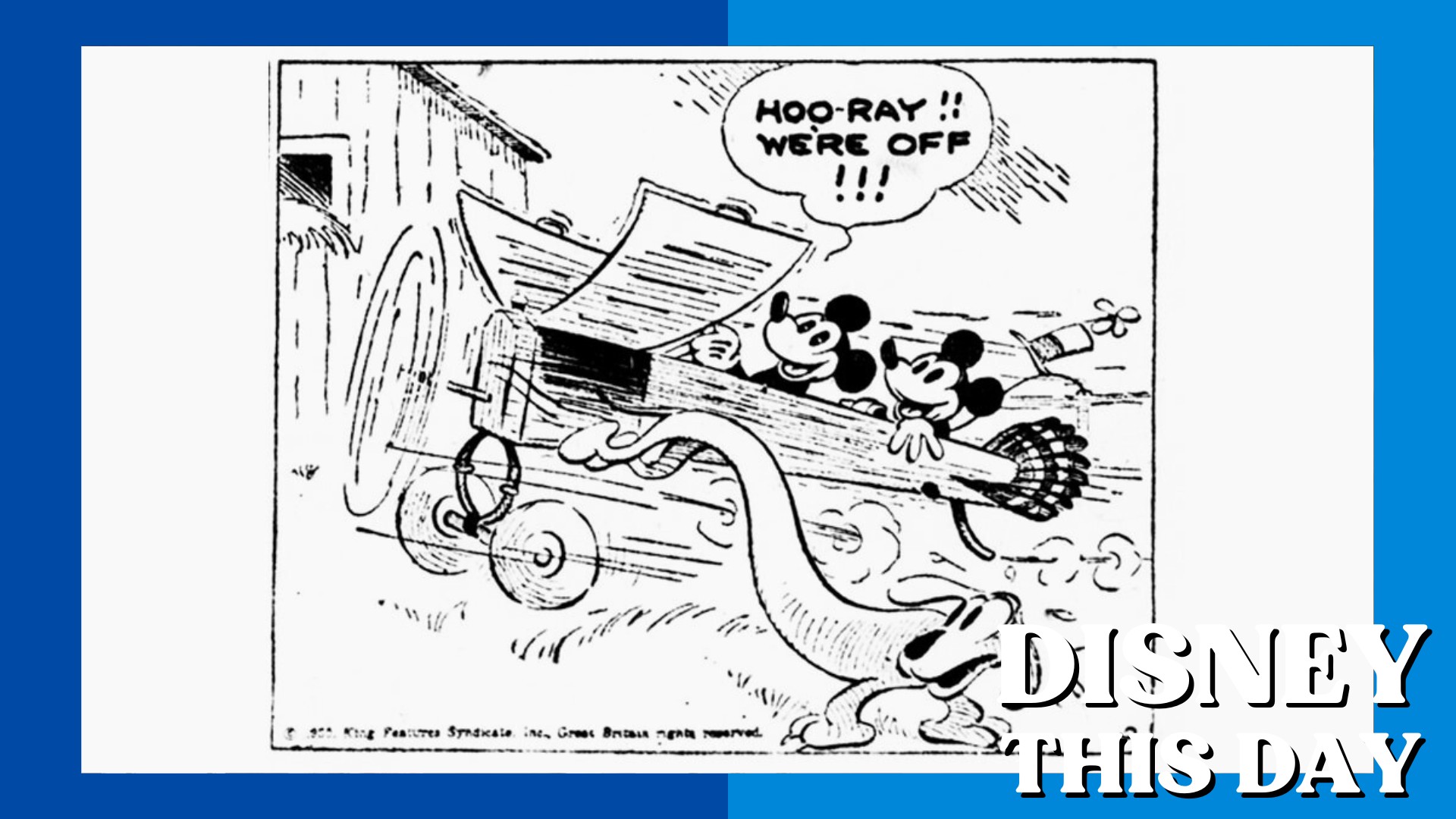 Mickey Mouse Comic Strip | DISNEY THIS DAY | January 13, 1930